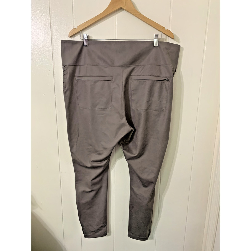 ATHLETA Women’s Delancey Gleam Moto Tight Taupe Size 3X Athleisure - Picture 3 of 12